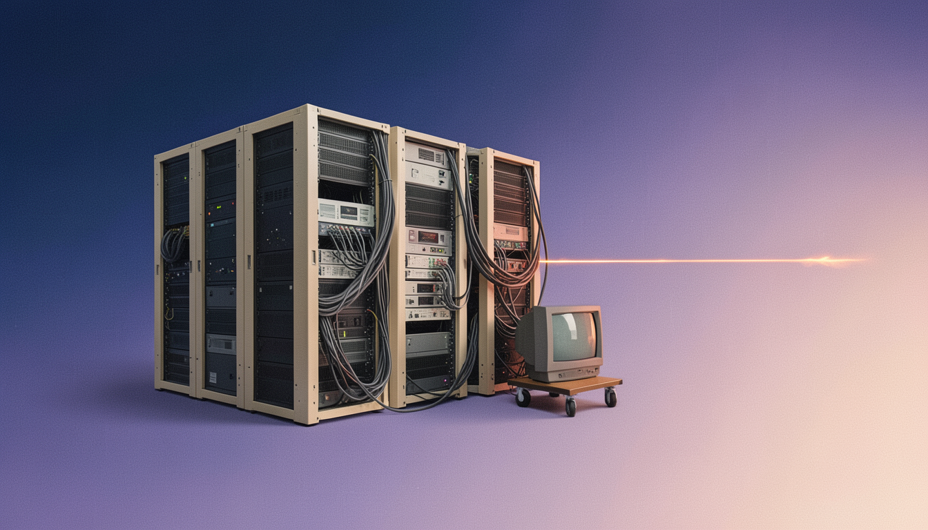 Room-scale racks and period computer